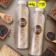 수내츄럴 프로틴 미수가루 식물성 콩 단백질 파우더 헬스 쉐이크 분리대두 레시틴 보충제 식단조절 중년 여성 남성 근육강화 근조직 운동전후 식사대용 고단백 푸로틴 ISP 선식 곡류, 1개, 7병