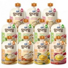 맘마밀 안심이유식 12개월부터 100 g, 12개월 가리비와 두부, 40개 - 맘마밀가리비