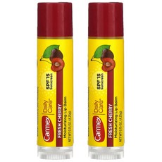 카멕스 카맥스 데일리케어 모이스처라이징 립밤 프레시 체리 SPF 15 4G x 2개