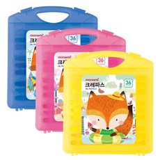 모나미36색크레파스