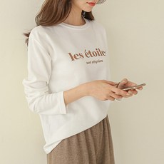 캣츠로맨스 에토 도톰한 특양면 레터링티