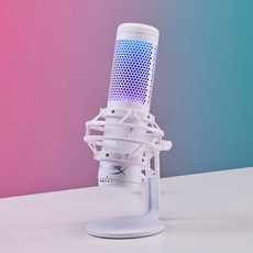 킹스톤 HyperX QuadCast S RGB 쿼드캐스트 마이크 화이트, 단품