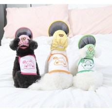 오드스튜디오 또또또 친구들 반려동물 썬캡, 그린, 1개