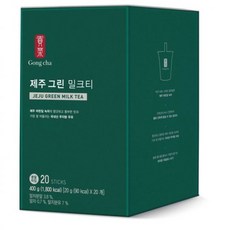 공차 제주 그린 밀크티, 20g, 20개입, 4개