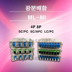 메이커스로 FAST 국산 미니 광분배함 단자함 FDF 4P 8P SC/PC SC/APC LC/PC, 8포트, LC/PC DP-8개 장착