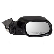 Passengers Power Side View Mirror Heated w/Cover R 승객 파워 사이드 뷰 미러 가열식(커버 교체 포함) 14-19 Kia Soul 87620, Black, 1개