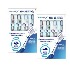 SENSODYNE 센소다인 컴플리트 프로텍션 치솔 칫솔, 8개입, 1세트