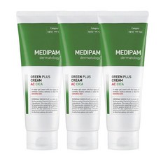 그린플러스 에이씨 시카 수분진정 크림 220ml 1+1+1 주름개선+미백기능성 메디팜, 그린플러스 에이씨 시카 수분진정 크림 220ml 1+1, 3개