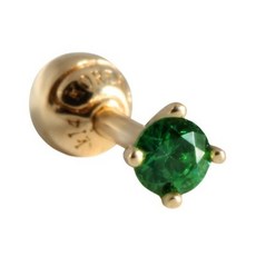 18k천연에메랄드귀걸이