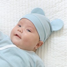 메르베 코튼메쉬 아기모자 보넷 보냇 신생아 딸꾹질모자 여름 유아 매쉬