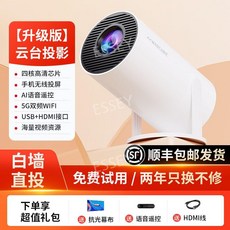 미니 컴팩트 UHD 빔 프로젝터 휴대용 지원 회전형, 기본형