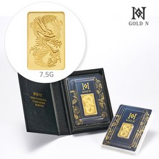 골드앤 순금 24K 청룡 프레스 골드바 두돈(7.5g) 행운포인트 고급 선물 추천 감사 - 청룡골드바