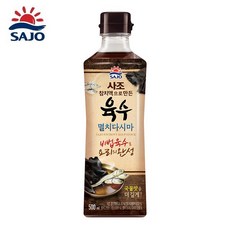 사조 참치액 멸치다시마 육수 500ml, 1개