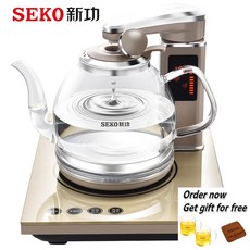 SEKO N68 전기 주전자 원격 제어 지능형 자동 전기 차 스토브 220v 유리 주전자