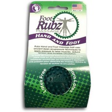 Foot Rubz Hand & Back 마사지 볼 Plantar Fasciitus로부터의 릴리프 2카운트
