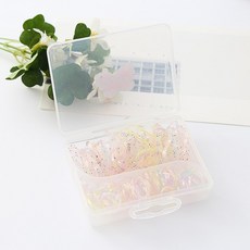 무한도매 묶음고무줄 드럼통 포장 일회용 블랙 묶음머리 머리밴드 악세사리 헤어액세서리 헤어끈