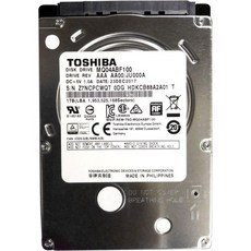 MQ04ABF100 도시바 Toshiba 1TB1000GB 5400rpm Sata 7mm 2.5인치 하드 드라이브 128mb - mq04abf100