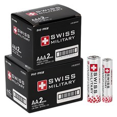 SWISS MILITARY 電池組 AA 20入+AAA 20入, 1組