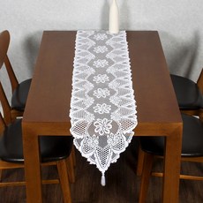 레이스자수식탁러너