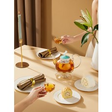블랜버니 티포트 찻잔 워머 세트 선물용 유리티포트, 블랜버니 티포원, 단일사이즈, 1개