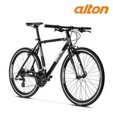 [무료완조립+반짝세일] 알톤 썸탈 24단 하이브리드 자전거, 썸탈_블랙