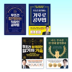 (합격 공부) 무조건 합격하는 직장인 공부법 + 무조건 합격하는 거꾸로 공부법 + 무조건 합격하는 암기의 기술 + 나는 무조건 한 번에 합격한다 (전4권)