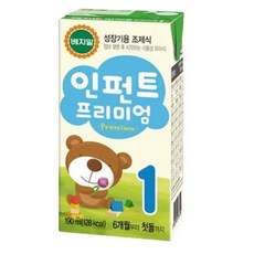 베지밀 인펀트 프리미엄 1단계 아기두유 190ml, 원액두유, 16개