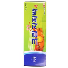 은조닷컴_크린랩크린알뜰지퍼백50매25cmX30cm 롤백 부엌지퍼백 음식물보관백 투명백 투명랩+DMSWH, 이상품으로선택!!!