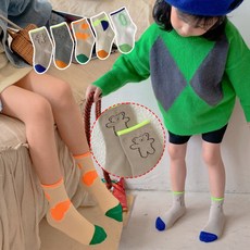 곰돌이발목양말