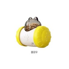 솔페토리 강아지 간식 장난감 노즈워크 14.6cm x 10.9cm, 노랑, 1개