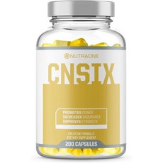 NutraOne CNSix Creatine Capsules Creatine HCL to Help Build Lean Muscle* (600mg - 200 Capsules)