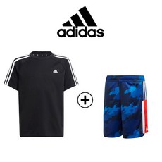 아디다스주니어반팔세트