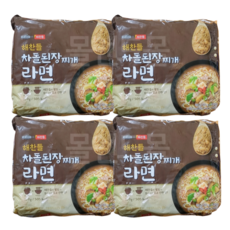 팔도 해찬들 차돌 된장찌개 라면 120g, 16개