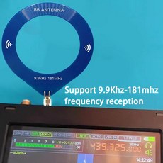 소형 링 BB 안테나 SMA 인터페이스 휴대용 말라카이트 SDR 리시버 TEF6686 9.9khz-181mhz, 02 2PCS SW, 01 CHINA