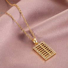 큐빅알파벳목걸이
