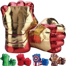 어린이를위한 Toydaze Iron Man Hands Ironman 장갑 Iron Man Fist Soft Plush Stuffed Toys Iron Man, One Color