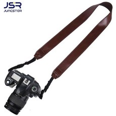 DSLR SLR 카메라 목 어깨 스트랩 PU 가죽 캐논 소니 니콘 펜탁스 후지필름 올림푸스용, 02 Brown