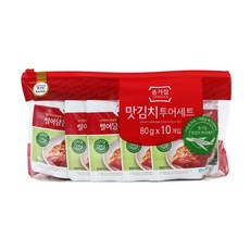 [메가마트]대상 종가집 맛김치 여행용 80g*10, 1개