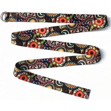 요가 벨트 밴드 스트레처 스트랩 Belt Yoga Strap Fitness Rope D-Ring Adjustable Stretch Washable Sports Props, style2