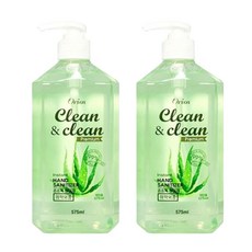 오릭스 향이좋은 알로에함유 손소독제 손세정제, 2개, 575ml