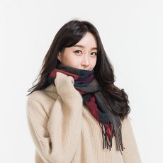 GOBI 고비 캐시미어 머플러 스트라이프 170X30 몽골캐시미어100% 가을 트렌디 코디