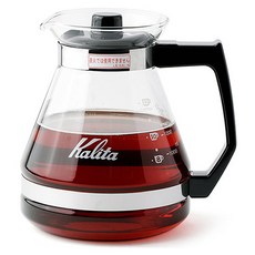 [칼리타 드립서버 1200ml (7~12인)] / 핸드드립 홈카페 드립커피 원두커피 핸드밀, 1개