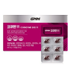 GNM자연의품격 코큐텐11 코엔자임Q10 11, 120캡슐, 1박스