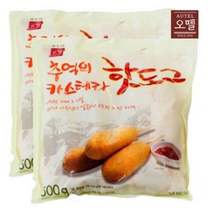 오뗄 NEW 카스테라 핫도그 (냉동) 500g x 2개, 1개