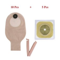 Colostomy-하이드로콜로이드 스톰 케어 파우치 베이스 플레이트 최대 컷 70mm 튼튼한 피부 장벽 2 피스, 02 Kit1, 1개