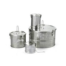 스텐다시통 육수통 멸치망 육수망 다시망 업소용 식당용 가정용 멸치통 8size, 1개