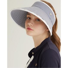닥스골프 [닥스골프] 네이비 체크 썬캡 DNHE0E403N2, NORMAL NAVY