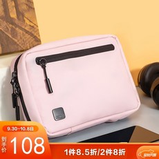 LEXON 레 상 (LEXON) 수납 가방 심 플 디자인 캐 주 얼 패션 여행 세면 남녀 출장 파 우 치 부품 열 압축 PU 2804 핑크