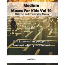 Medium Mazes For Kids Vol 10: 100+ Fun and Challenging Mazes Paperback, Sweet Draw America, English, 9781801410816