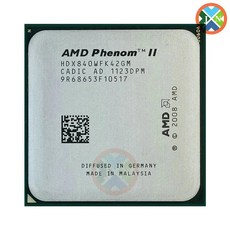 AMD Phenom II X4 840 2M 3.2G 소켓, 없음